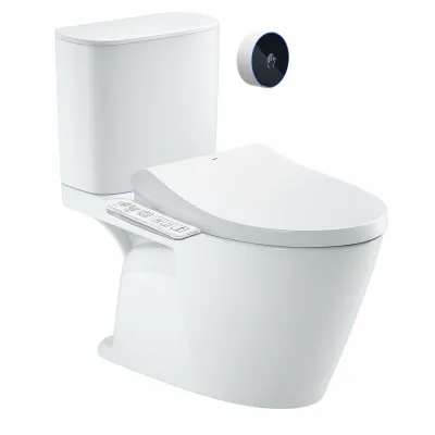 Bồn cầu 2 khối xả tự động nắp điện tử Inax ACT-602+CW-H18VN