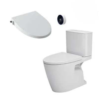 Bồn cầu 2 khối xả tự động nắp rửa cơ Inax ACT-602+CW-S15VN
