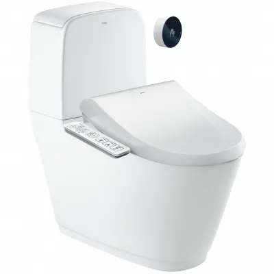 Bồn cầu 2 khối xả tự động nắp điện tử INAX ACT-832+CW-H18VN