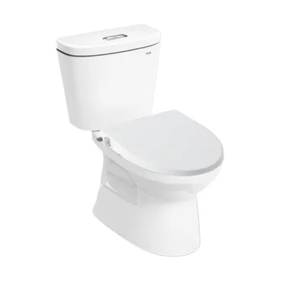 Bồn cầu 2 khối thoát ngang nắp rửa cơ Inax C-306PT+CW-S15VN