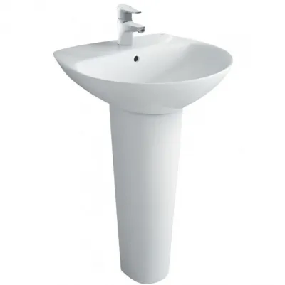 Chậu treo tường L-288V/L-288VD kèm chân chậu dài