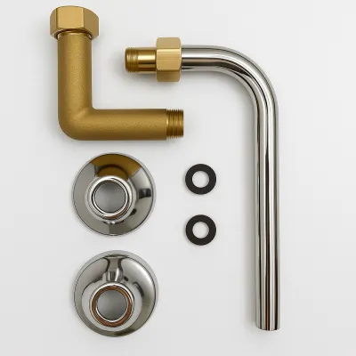 Bộ ống nối Size 16 cấp nước từ Van tiểu xuống tiểu nam